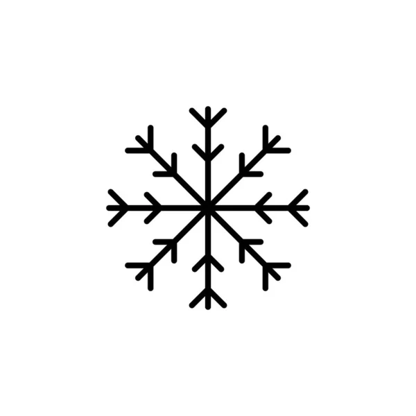 Snow Icon Web Mobile App Snowflake Sign Symbol — 图库矢量图片