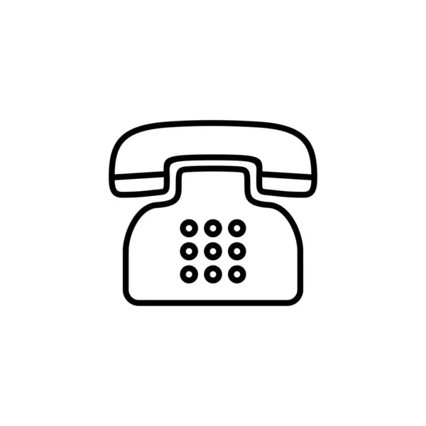 Telephone Icon Web Mobile App Phone Sign Symbol — 图库矢量图片
