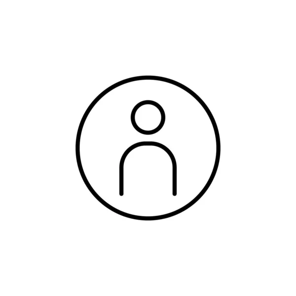 User Icon Web Mobile App Person Sign Symbol People Icon — Image vectorielle