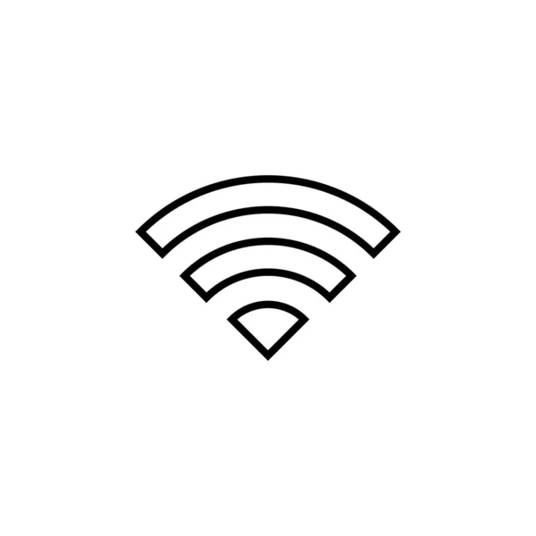 Wifi Icon Web Mobile App Signal Sign Symbol Wireless Icon — Stok Vektör