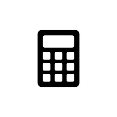 Calculator icon vector for web and mobile app. Accounting calculator sign and symbol.