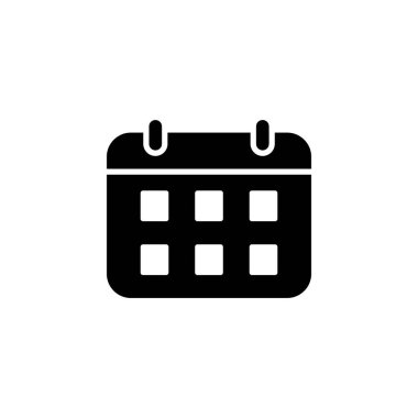 Calendar icon vector for web and mobile app. Calender sign and symbol. Schedule icon symbol