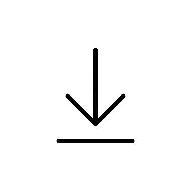 Download icon vector for web and mobile app. Download sign and symbol
