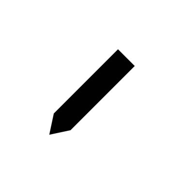 Web ve mobil uygulama için kalem simgesi vektörü. Kalem işareti ve sembol. Simge vektörünü düzenle