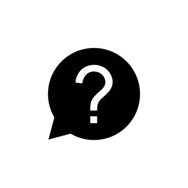 Web ve mobil uygulama için soru simgesi vektörü. soru işareti ve sembol