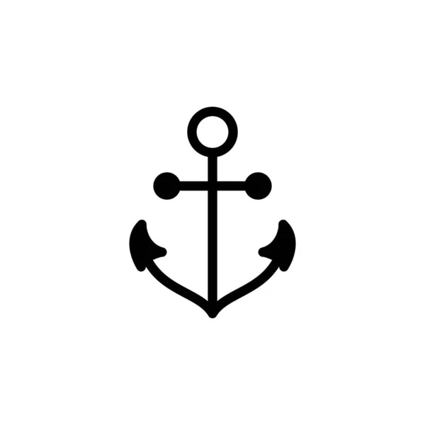 Anchor Icon Vector Web Mobile App Anchor Sign Symbol Anchor — Stok Vektör