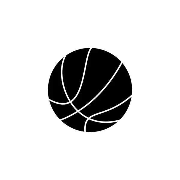 Basketball Icon Vector Web Mobile App Basketball Ball Sign Symbol — Vettoriale Stock