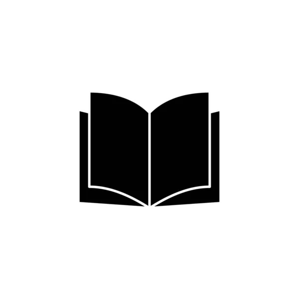 Book Icon Vector Web Mobile App Open Book Sign Symbol — Vetor de Stock