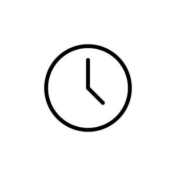 Вектор Піктограм Годинника Веб Мобільного Додатку Знак Часу Символ Значок — стоковий вектор