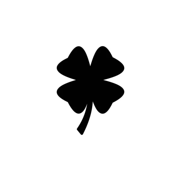 Clover Icon Vector Web Mobile App Clover Sign Symbol Four — Vettoriale Stock