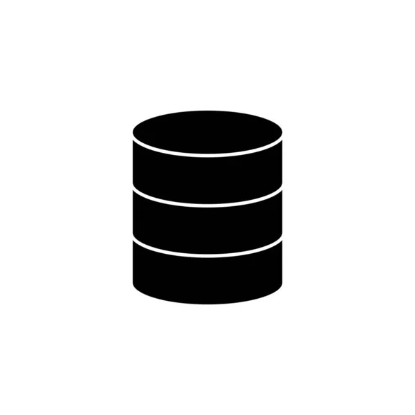 Database Icon Vector Web Mobile App Database Sign Symbol — 스톡 벡터