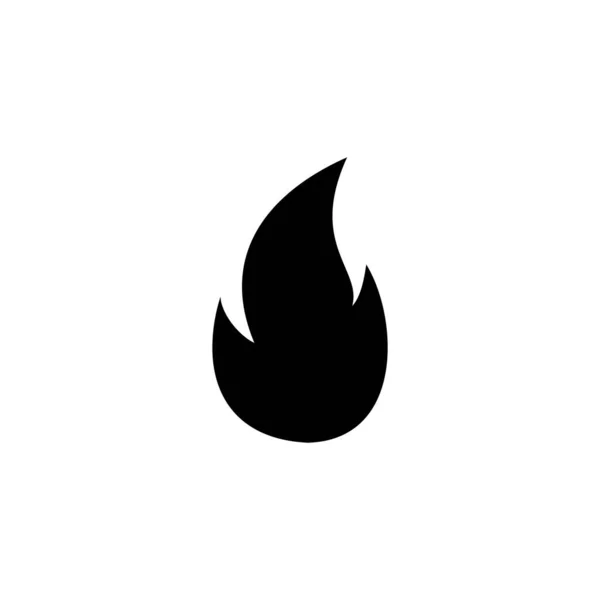 Fire Icon Vector Web Mobile App Fire Sign Symbol — Archivo Imágenes Vectoriales