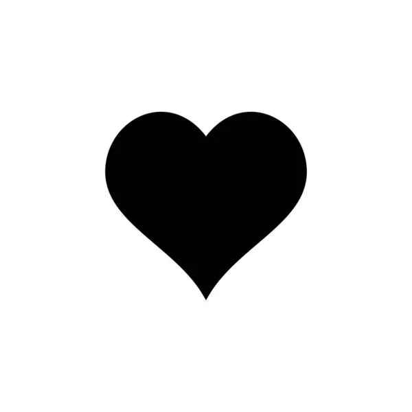 Vetor Ícone Amor Para Web Aplicativo Móvel Sinal Coração Símbolo — Vetor de Stock
