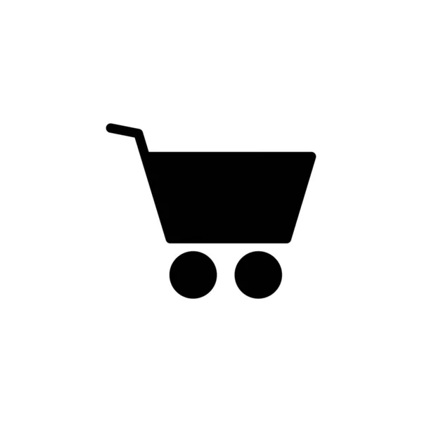 Shopping Icon Vector Web Mobile App Shopping Cart Sign Symbol — Stock Vector