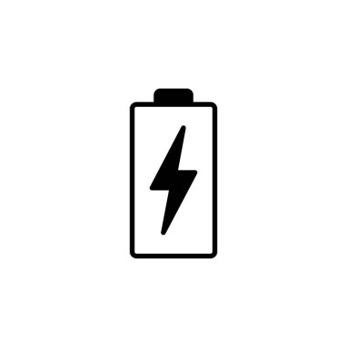 Battery icon vector for web and mobile app. battery charging sign and symbol. battery charge level