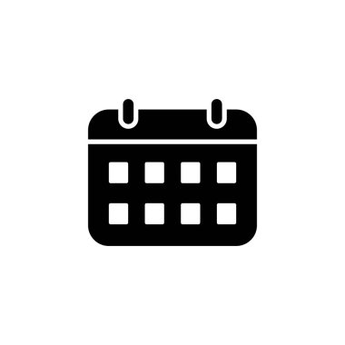 Calendar icon vector for web and mobile app. Calender sign and symbol. Schedule icon symbol