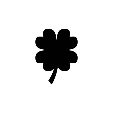 Clover icon vector for web and mobile app. clover sign and symbol. four leaf clover icon.