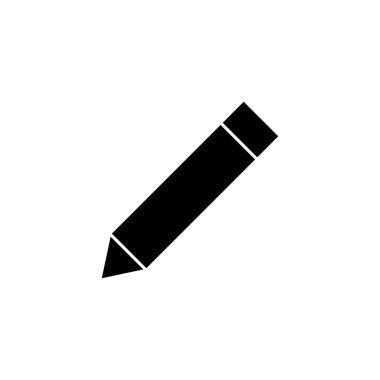 Web ve mobil uygulama için kalem simgesi vektörü. Kalem işareti ve sembol. Simge vektörünü düzenle