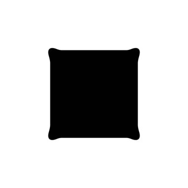 Web ve mobil uygulama için yastık simgesi vektörü. Yastık işareti ve sembol. Rahat yumuşacık yastık.