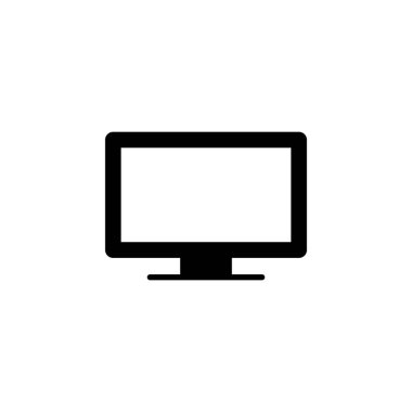 Web ve mobil uygulama için Tv simgesi vektörü. televizyon işareti ve sembol