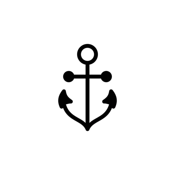 Anchor Icon Vector Web Mobile App Anchor Sign Symbol Anchor — Stok Vektör