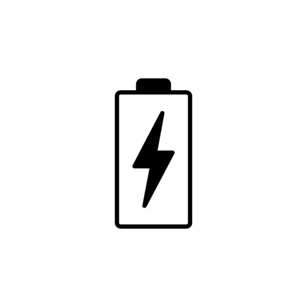 Battery Icon Vector Web Mobile App Battery Charging Sign Symbol — Stockový vektor