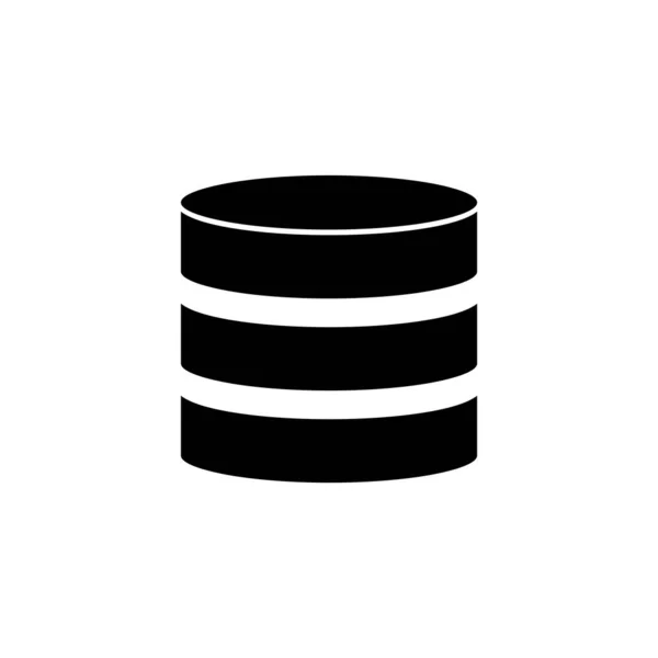 Database Icon Vector Web Mobile App Database Sign Symbol — 스톡 벡터