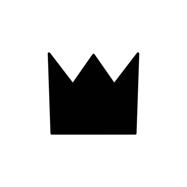 Crown Icon Vector Web Mobile App Crown Sign Symbol — Stockvektor