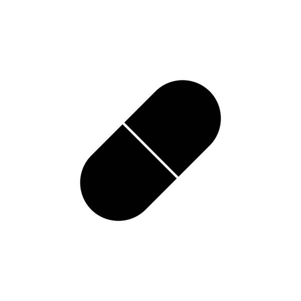 Pills Icon Vector Web Mobile App Capsule Icon Drug Sign — Stock Vector