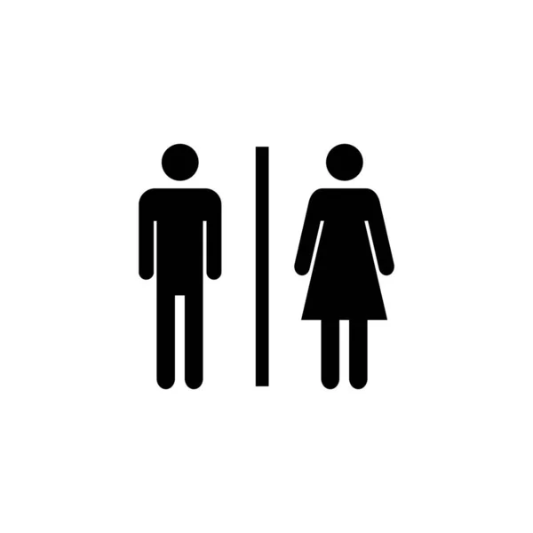 Vecteur Icônes Toilettes Pour Application Web Mobile Signe Symbole Des — Image vectorielle