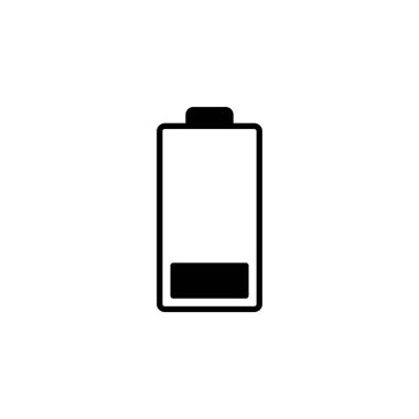 Battery icon vector for web and mobile app. battery charging sign and symbol. battery charge level
