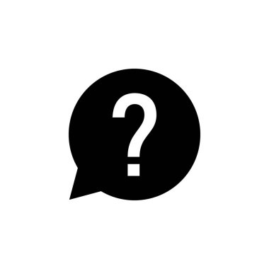 Web ve mobil uygulama için soru simgesi vektörü. soru işareti ve sembol