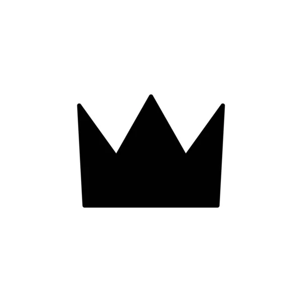 Crown Icon Vector Web Mobile App Crown Sign Symbol — Vettoriale Stock