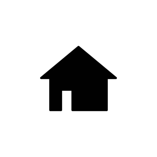 House Ikon Vektor Web Mobil Alkalmazás Otthoni Jel Szimbólum — Stock Vector