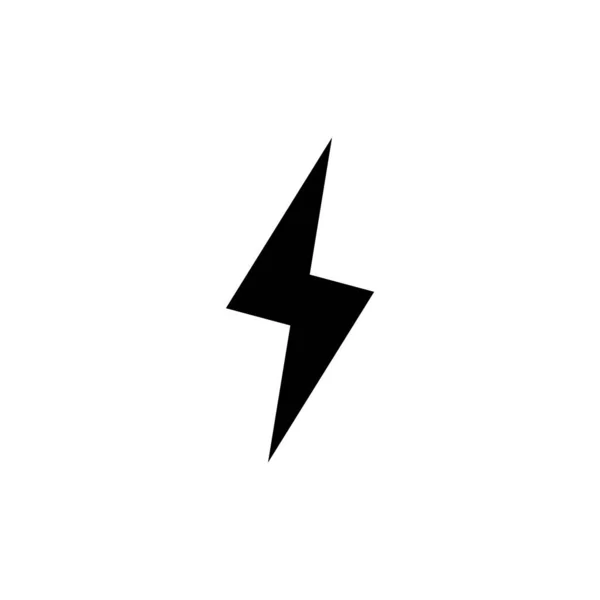 Web和移动应用程序的闪电图标向量 电信号和符号 功率图标 能量符号 — 图库矢量图片