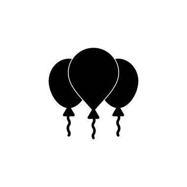 Web ve mobil uygulama için balon simgesi vektörü. Parti balonu işareti ve sembolü