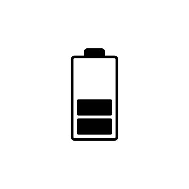 Battery icon vector for web and mobile app. battery charging sign and symbol. battery charge level