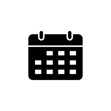 Calendar icon vector for web and mobile app. Calender sign and symbol. Schedule icon symbol