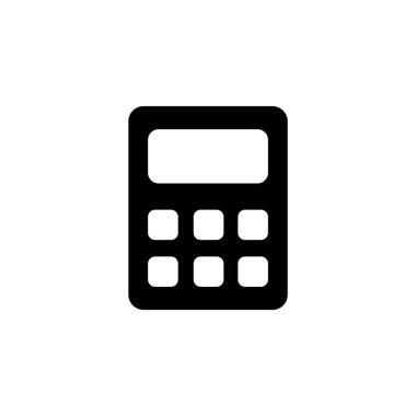 Calculator icon vector for web and mobile app. Accounting calculator sign and symbol.