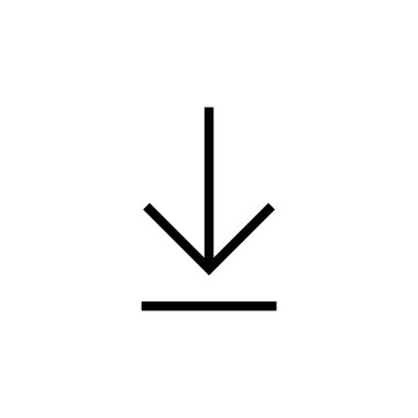 Download icon vector for web and mobile app. Download sign and symbol