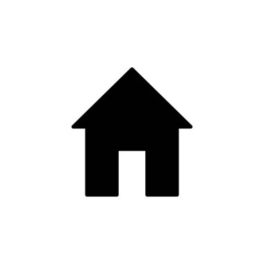 Web ve mobil uygulama için ev simgesi vektörü. Ev işareti ve sembol