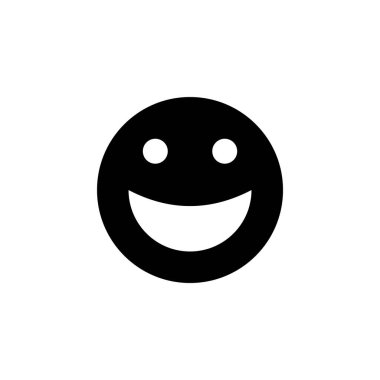 Web ve mobil uygulama için gülümse simgesi vektörü. Gülümseme simgesi. Geribildirim işareti ve sembol