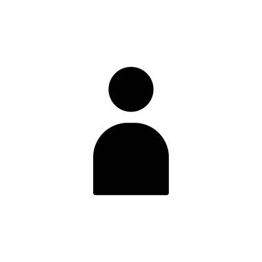 Web ve mobil uygulama için kullanıcı simgesi vektörü. İmza ve sembol. insanlar simgesi. 