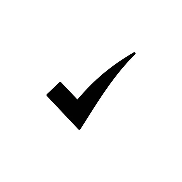 Check Mark Icon Vector Web Mobile App Tick Mark Sign — Stockvektor