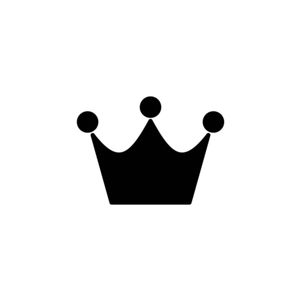 Crown Icon Vector Web Mobile App Crown Sign Symbol — Stock vektor