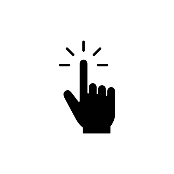 Hand Cursor Icon Vector Web Mobile App Cursor Sign Symbol — 스톡 벡터