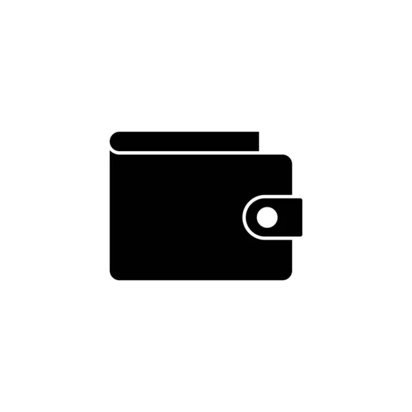 Wallet Icon Vector Voor Web Mobiele App Portemonnee Teken Symbool — Stockvector