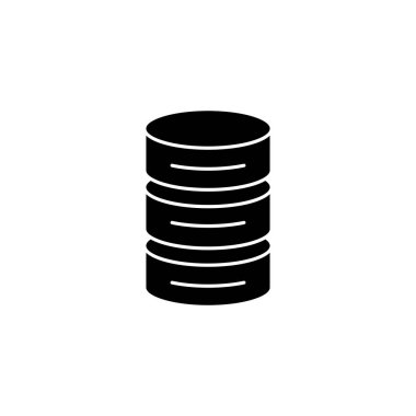 Database icon vector for web and mobile app. database sign and symbol