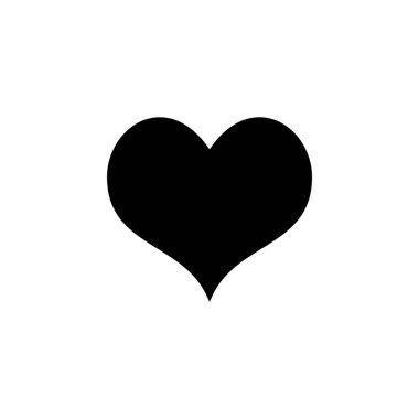 Web ve mobil uygulama için sevgi simgesi vektörü. Kalp işareti ve sembol. Simge vektörü gibi.