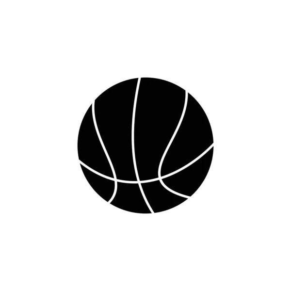 Basketball Icon Vector Web Mobile App Basketball Ball Sign Symbol — Vettoriale Stock